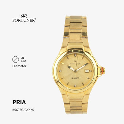 Fortuner Jam Tangan Analog Pria Water Resistant Rantai Consuel