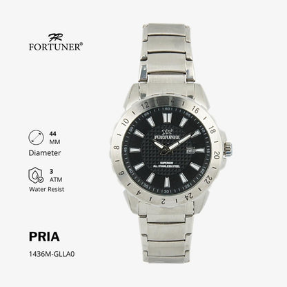 Fortuner Jam Tangan Pria Analog Water Resist Superior All Stainless Consalvo