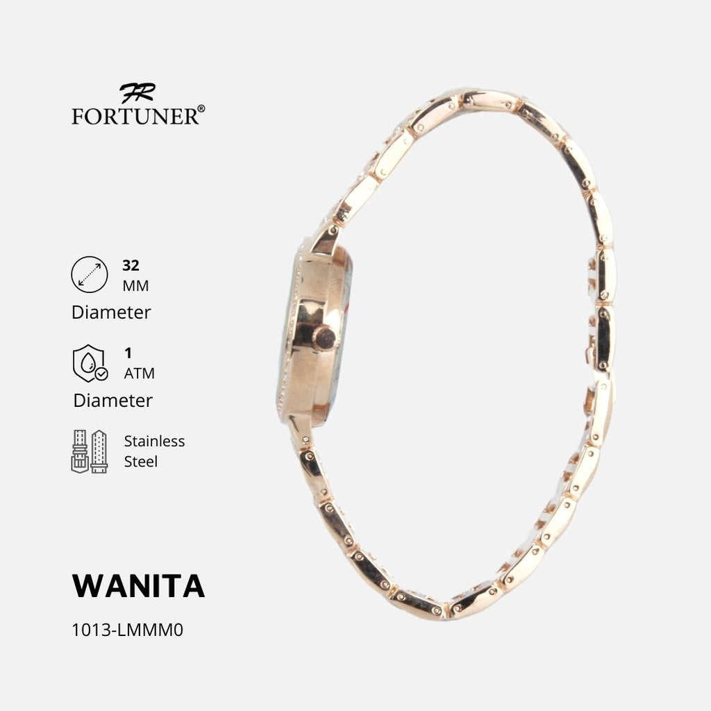 Fortuner Jam Tangan Analog Wanita Water Resistant Jane