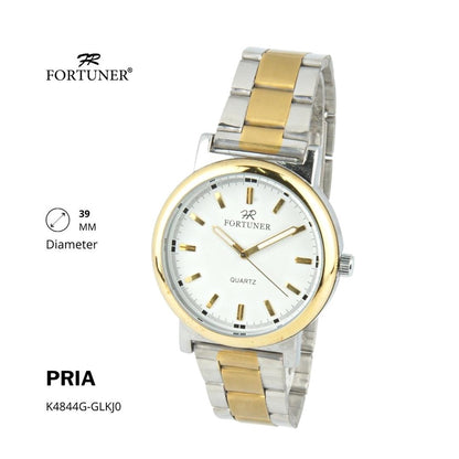 Fortuner Jam Tangan Analog Pria Water Resistant Rantai Halwerd