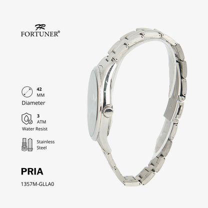Fortuner Jam Tangan Pria Analog Water Resist Superior All Stainless Tyquonne