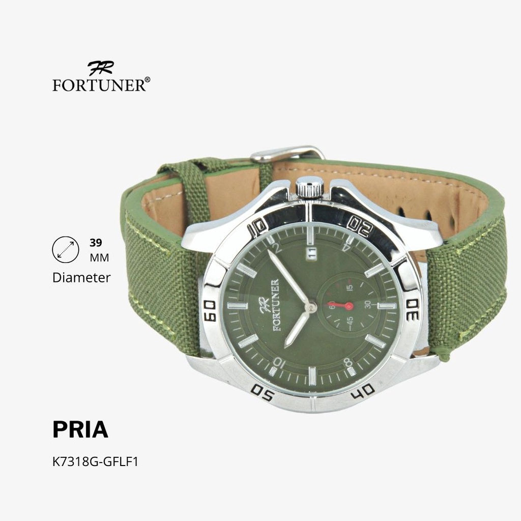 Fortuner Jam Tangan Analog Pria Water Resistant Harold