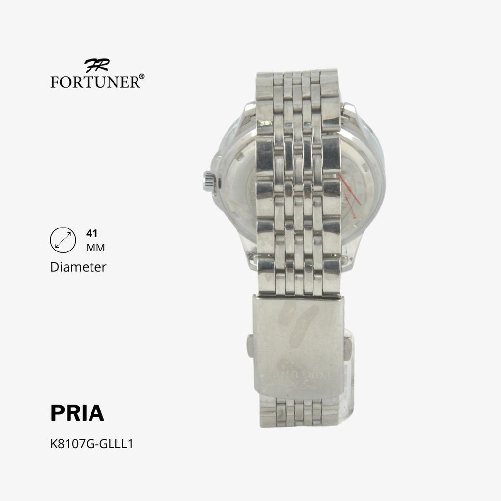 Fortuner Jam Tangan Analog Pria Water Resistant Rantai Helge