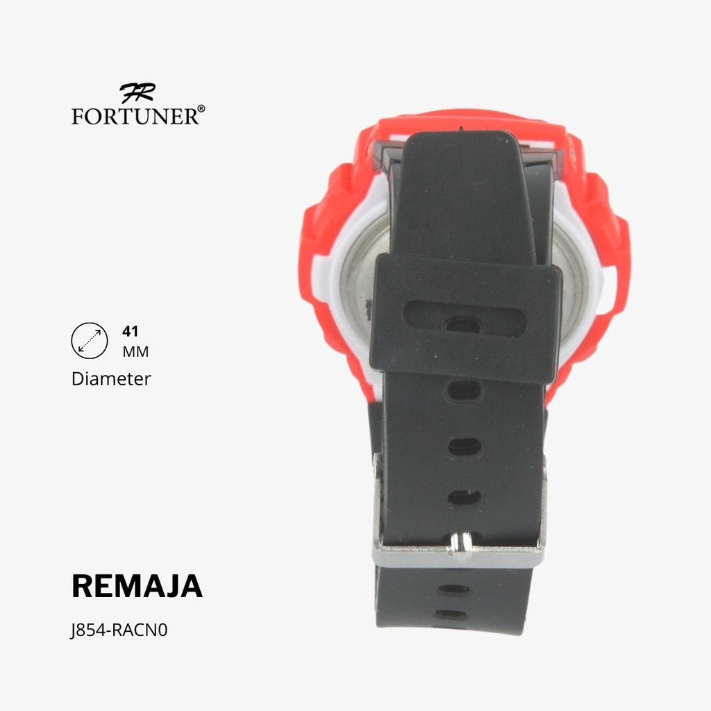 Fortuner Jam Tangan Remaja Digital Chrono Water Resist Rubber Sivney