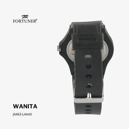 Fortuner Jam Tangan Sports Analog Wanita Water Resistant Rubber Zellda