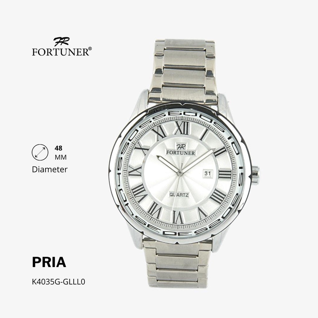 Fortuner Jam Tangan Analog Pria Water Resistant Hutchinson