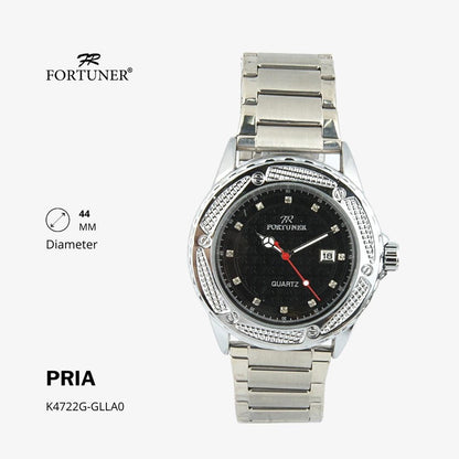 Fortuner Jam Tangan Analog Pria Water Resistant Rantai Husayn