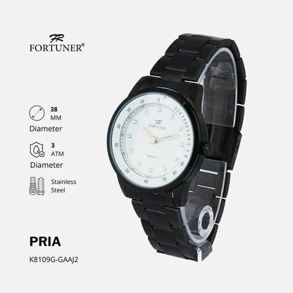 Fortuner Jam Tangan Analog Pria Water Resistant Rantai Doris