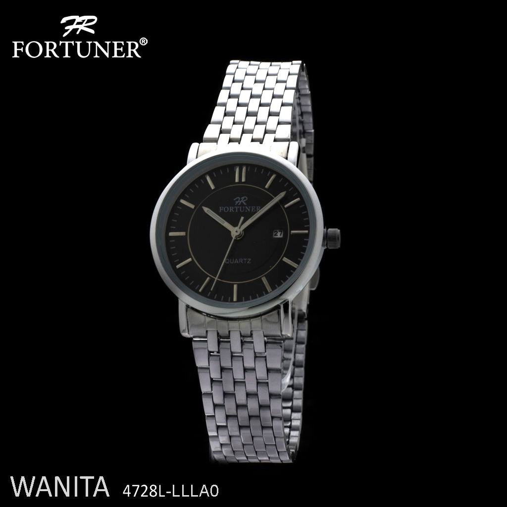 Fortuner Jam Tangan Wanita Analog Rantai Arloji Cewek Klasik 4728L Silver