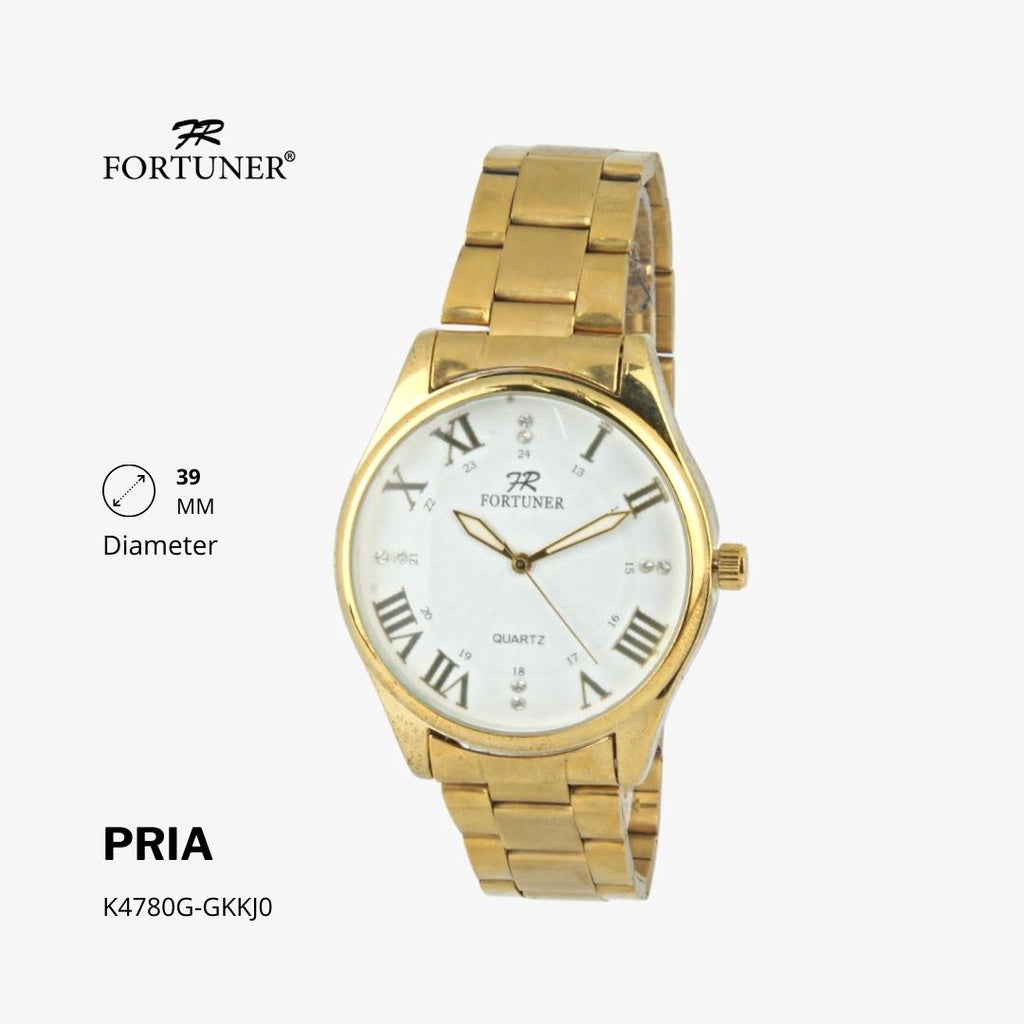 Fortuner Jam Tangan Analog Pria Water Resistant Halsted