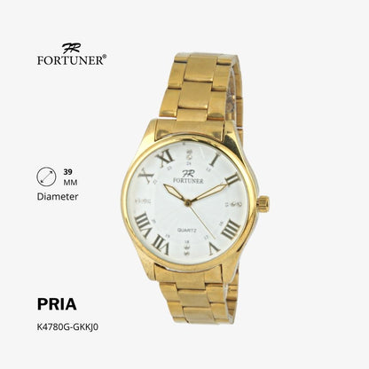 Fortuner Jam Tangan Analog Pria Water Resistant Halsted