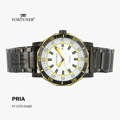 Fortuner Jam Tangan Analog Pria Rantai Water Resistant Halver