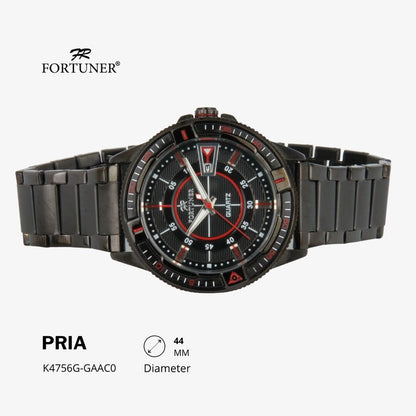 Fortuner Jam Tangan Analog Pria Water Resistant Rantai Hobert