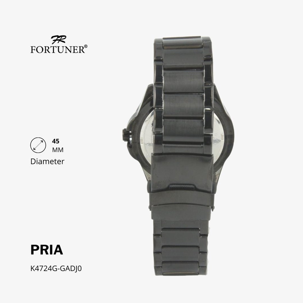 Fortuner Jam Tangan Analog Pria Water Resistant Rantai Hamid