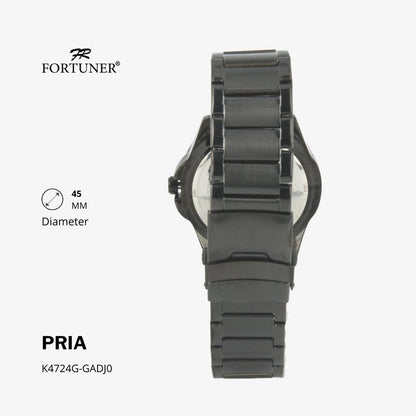 Fortuner Jam Tangan Analog Pria Water Resistant Rantai Hamid