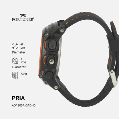 Fortuner Jam Tangan Pria Sport Digital-Analog Water Resist Rubber Ilario