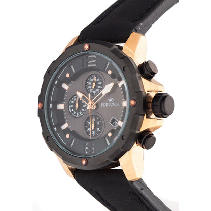 Fortuner Jam Tangan Analog Pria Chrono Water Resistant Atlantiz