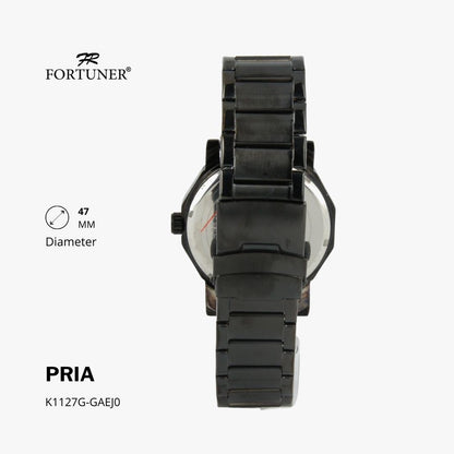 Fortuner Jam Tangan Analog Pria Rantai Water Resistant Halver