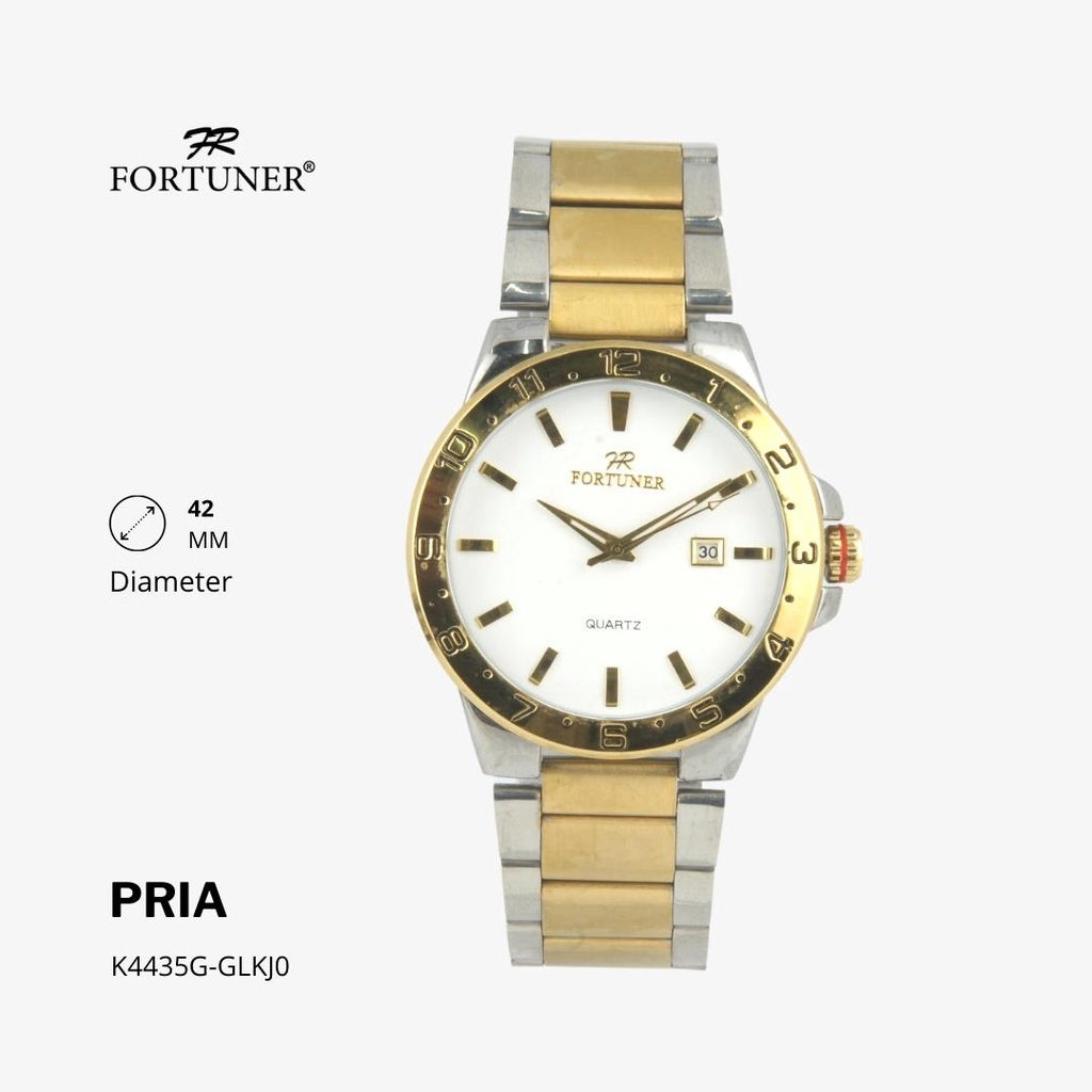 Fortuner Jam Tangan Analog Pria Water Resistant Hewlett