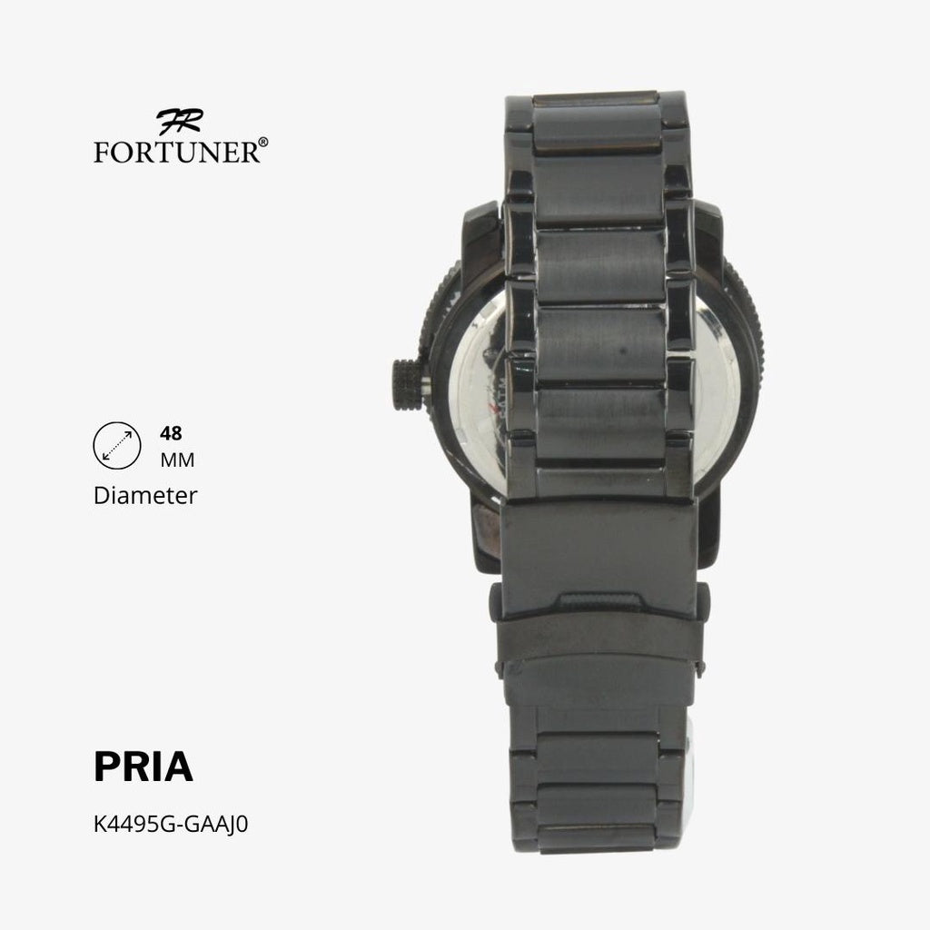 Fortuner Jam Tangan Analog Pria Water Resistant Rantai Howell