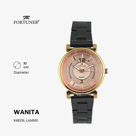 Fortuner Jam Tangan Analog Wanita Water Resistant Yocheved