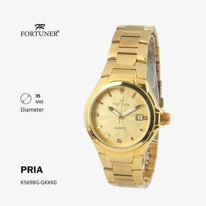 Fortuner Jam Tangan Analog Pria Water Resistant Rantai Consuel