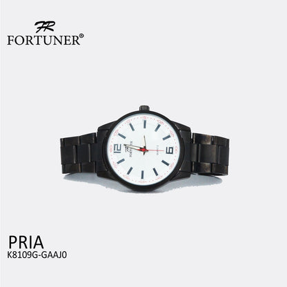 Fortuner Jam Tangan Pria Analog Black Water Resistant Daran