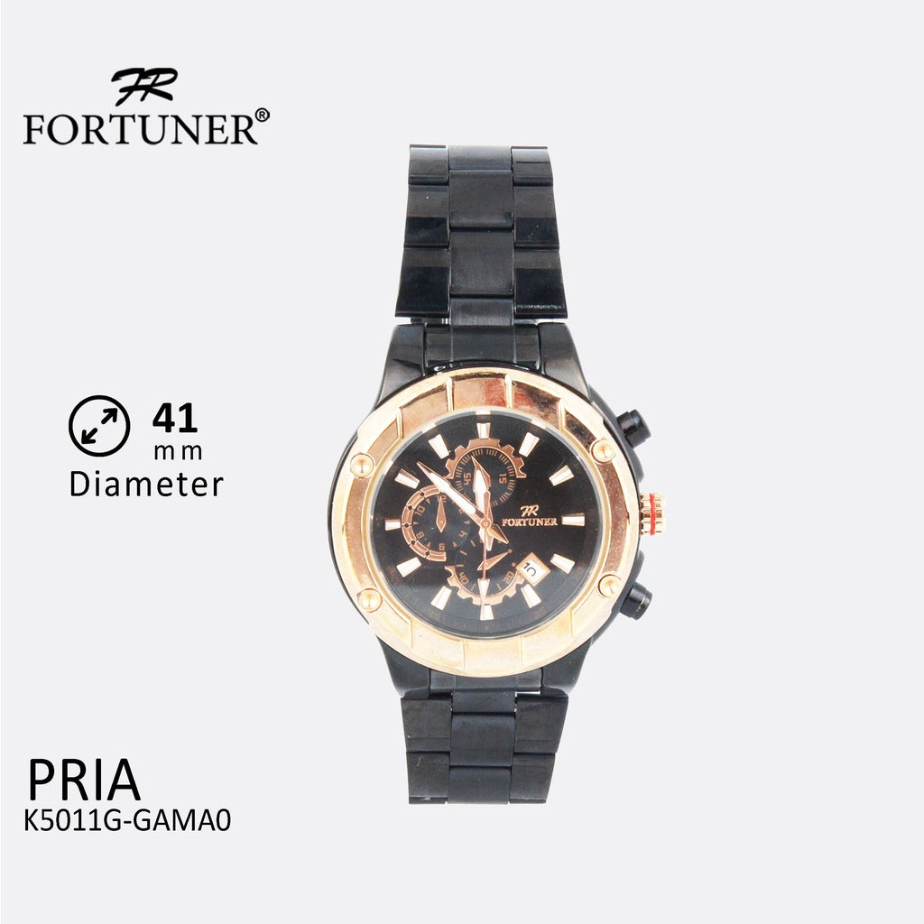 Fortuner Jam Tangan Analog Pria Chrono Off Water Resistant Dennys