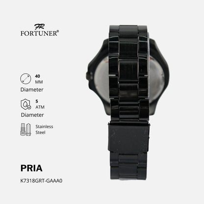 Fortuner Jam Tangan Analog Pria Water Resistant Harold