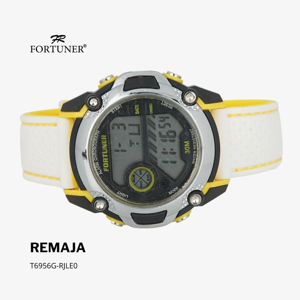 Fortuner Jam Tangan Sports Digital Remaja Rubber Strap Water Resistant Tiarney