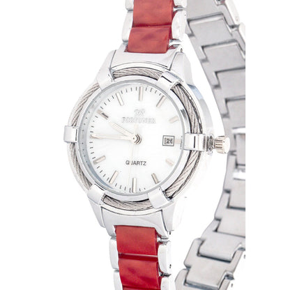 Fortuner Jam Tangan Analog Wanita Silver Water Resistant Aliah