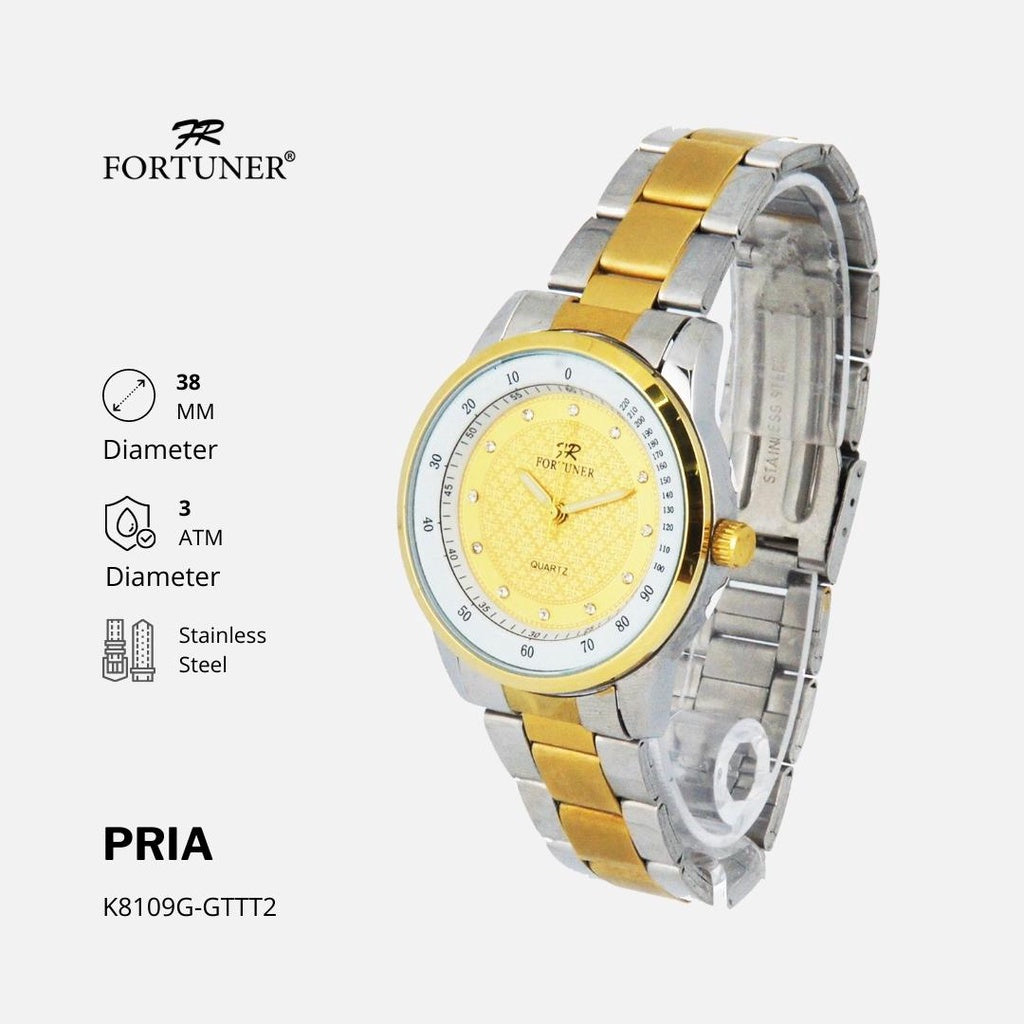 Fortuner Jam Tangan Analog Pria Water Resistant Debonnair