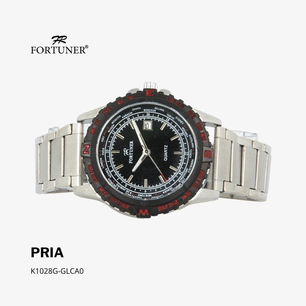 Fortuner Jam Tangan Analog Pria Water Resistant Rantai Wynten