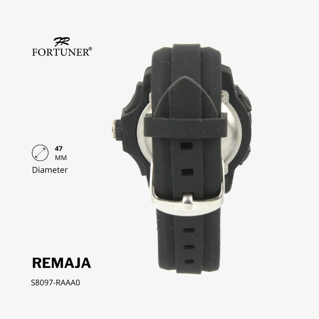 Fortuner Jam Tangan Analog Remaja Sport Water Resist Rubber Hirsch