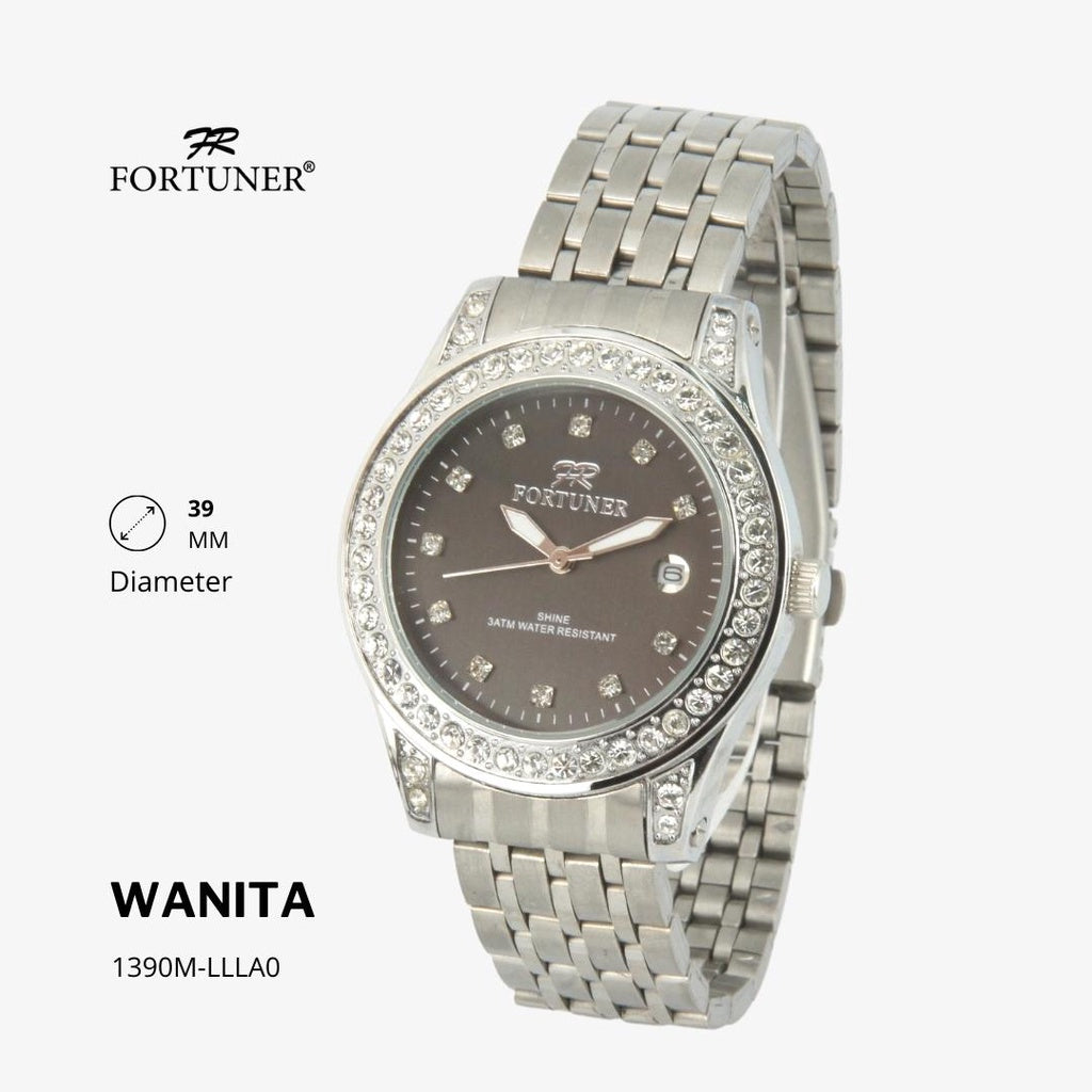 Fortuner Jam Tangan Fashion Analog Wanita Water Resistant Rantai Yelizavetha