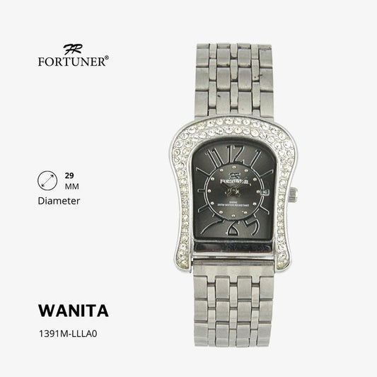 Fortuner Jam Tangan Fashion Classic Analog Wanita Water Resistant Rantai Yettie