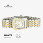 Fortuner Jam Tangan Fashion Classic Analog Wanita Water Resistant Rantai Yettie