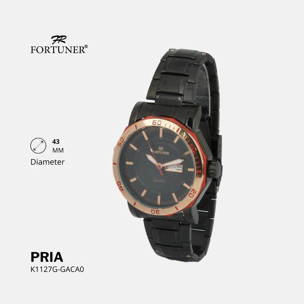 Fortuner Jam Tangan Analog Pria Water Resistant Forde