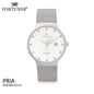 Fortuner Jam Tangan Analog Pria Silver White Water Resistant Abdul