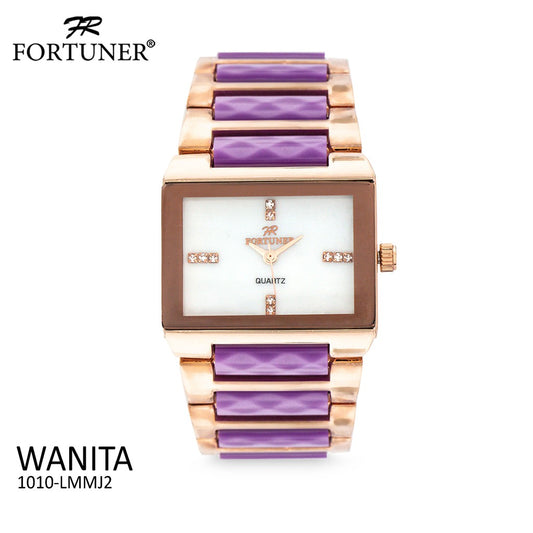 Fortuner Jam Tangan Analog Wanita Rosegold Water Resist Chloe