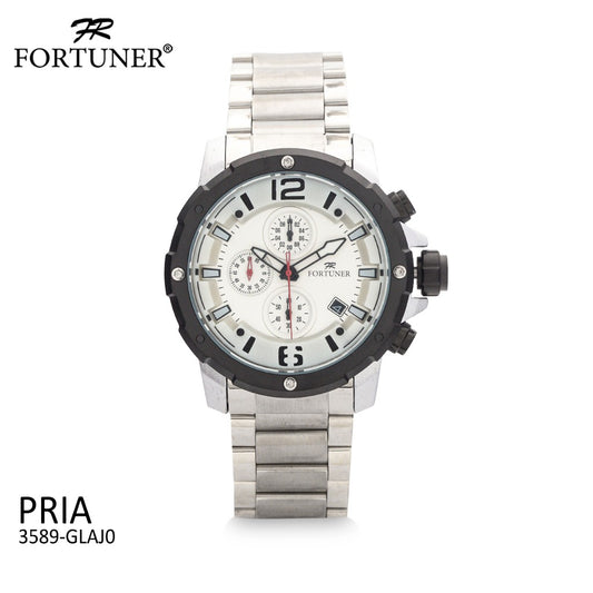 Fortuner Jam Tangan Analog Pria Chrono Water Resistant Arvid