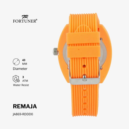 Fortuner Jam Tangan Remaja Analog Water Resist Rubber Abel