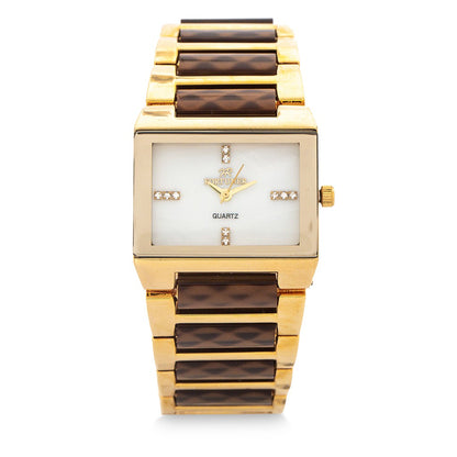 Fortuner Jam Tangan Analog Wanita Gold Water Resist Clara