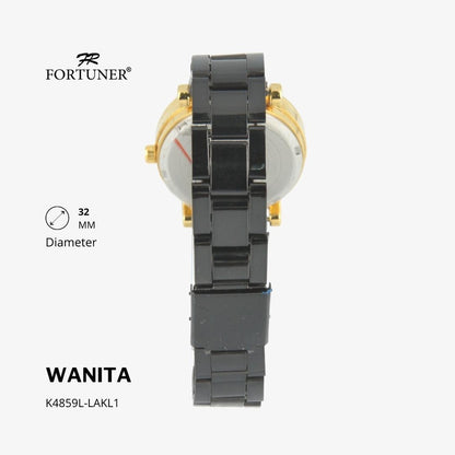 Fortuner Jam Tangan Analog Wanita Water Resistant Rantai Yamuna