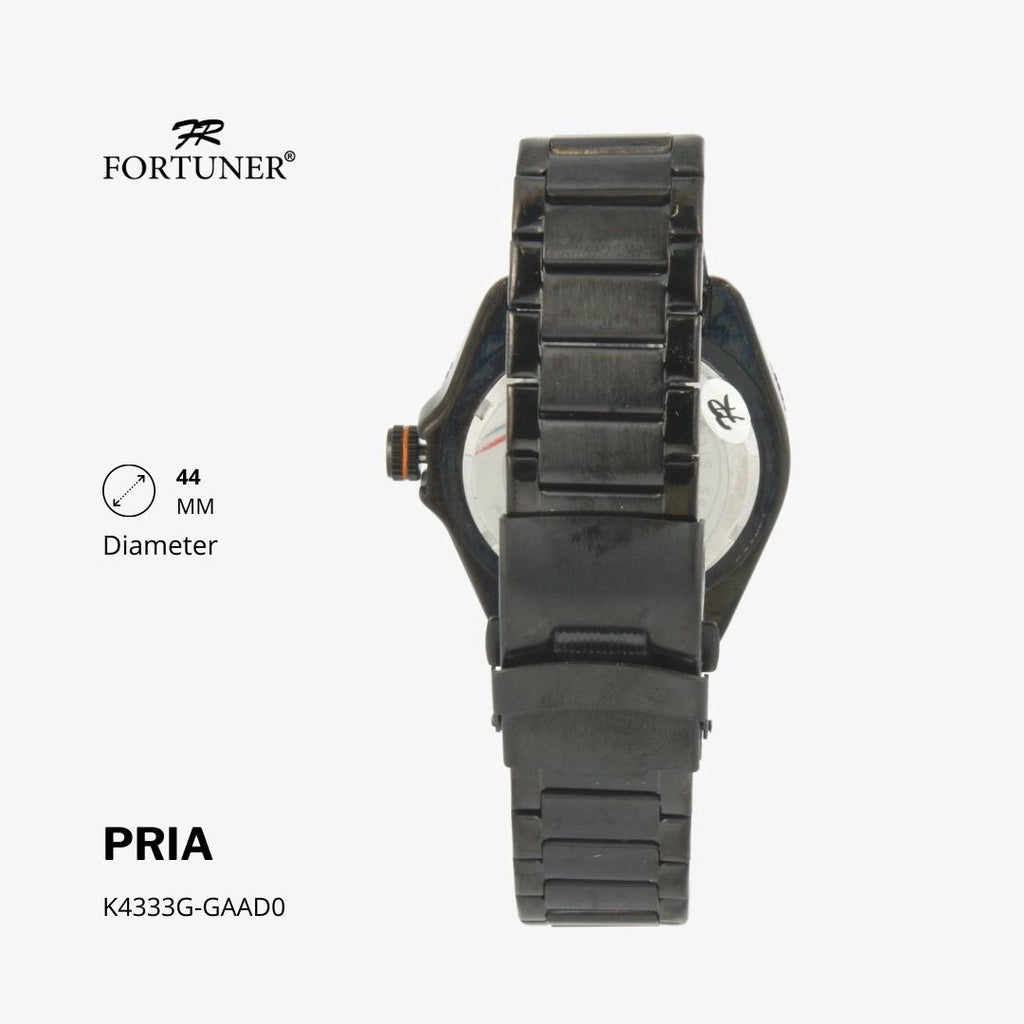 Fortuner Jam Tangan Analog Pria Water Resistant Rantai Hurley