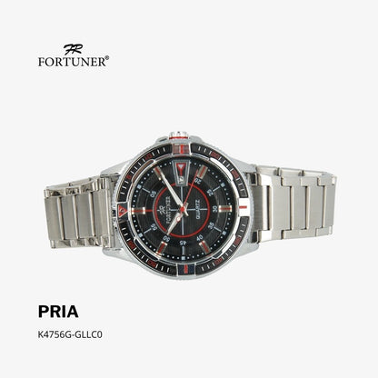 Fortuner Jam Tangan Analog Pria Water Resistant Rantai Hobert