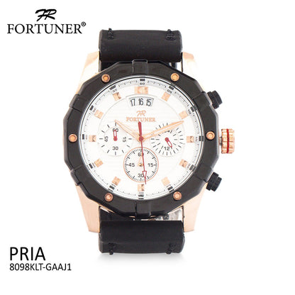 Fortuner Jam Tangan Analog Pria Chrono Water Resistant Aryell