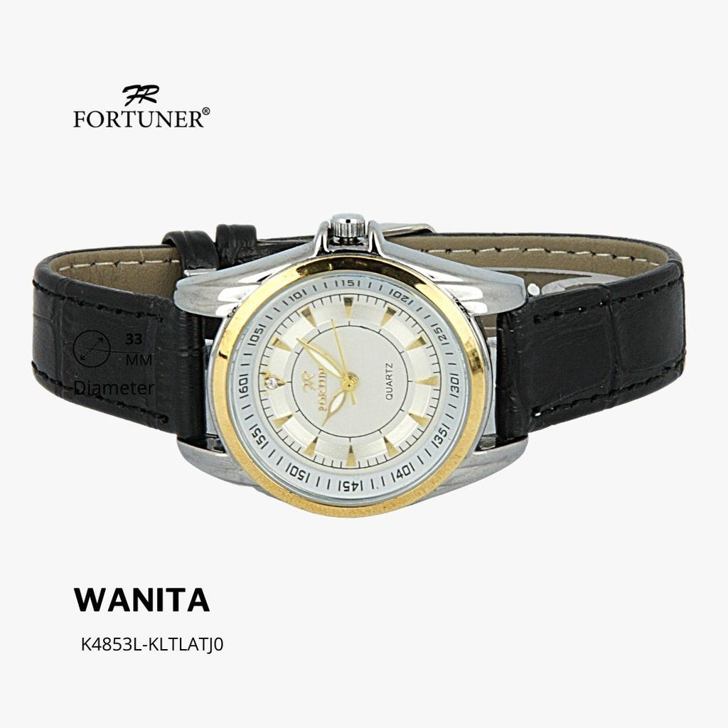 Fortuner Jam Tangan Wanita Analog Water Resist Kulit Yokheved