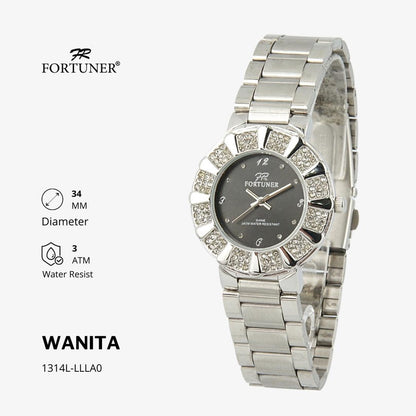 Fortuner Jam Tangan Analog Wanita Water Resistant Rantai Yolantha