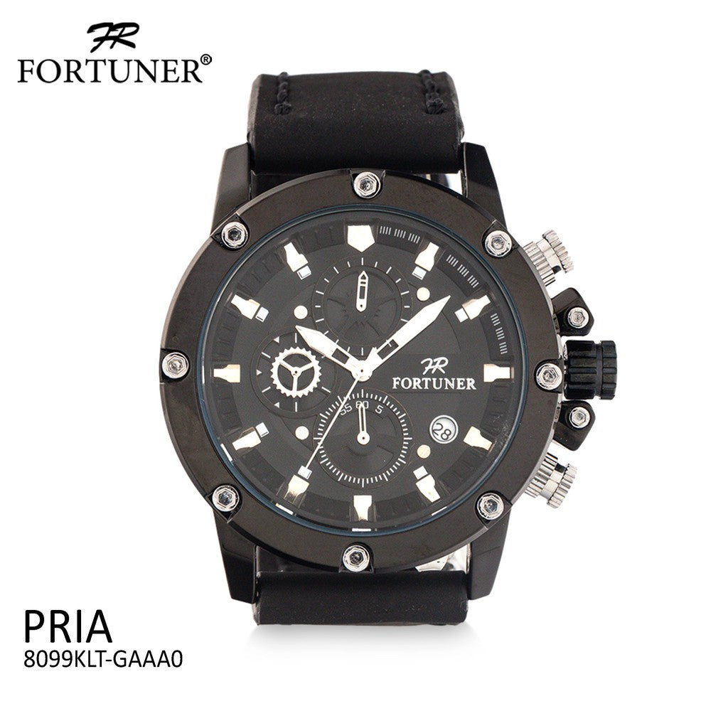 Fortuner Jam Tangan Analog Pria Chrono Water Resistant Aniceto